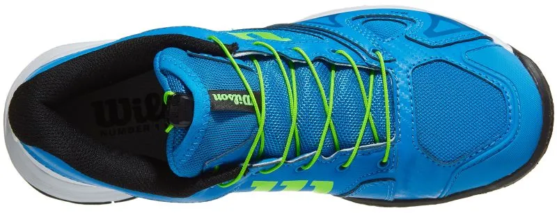Wilson Rush Pro Junior QL - brilliant blue/white/green gecko