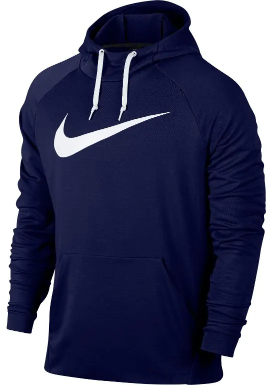 Nike Dry Swoosh Hoodie - blue void/white