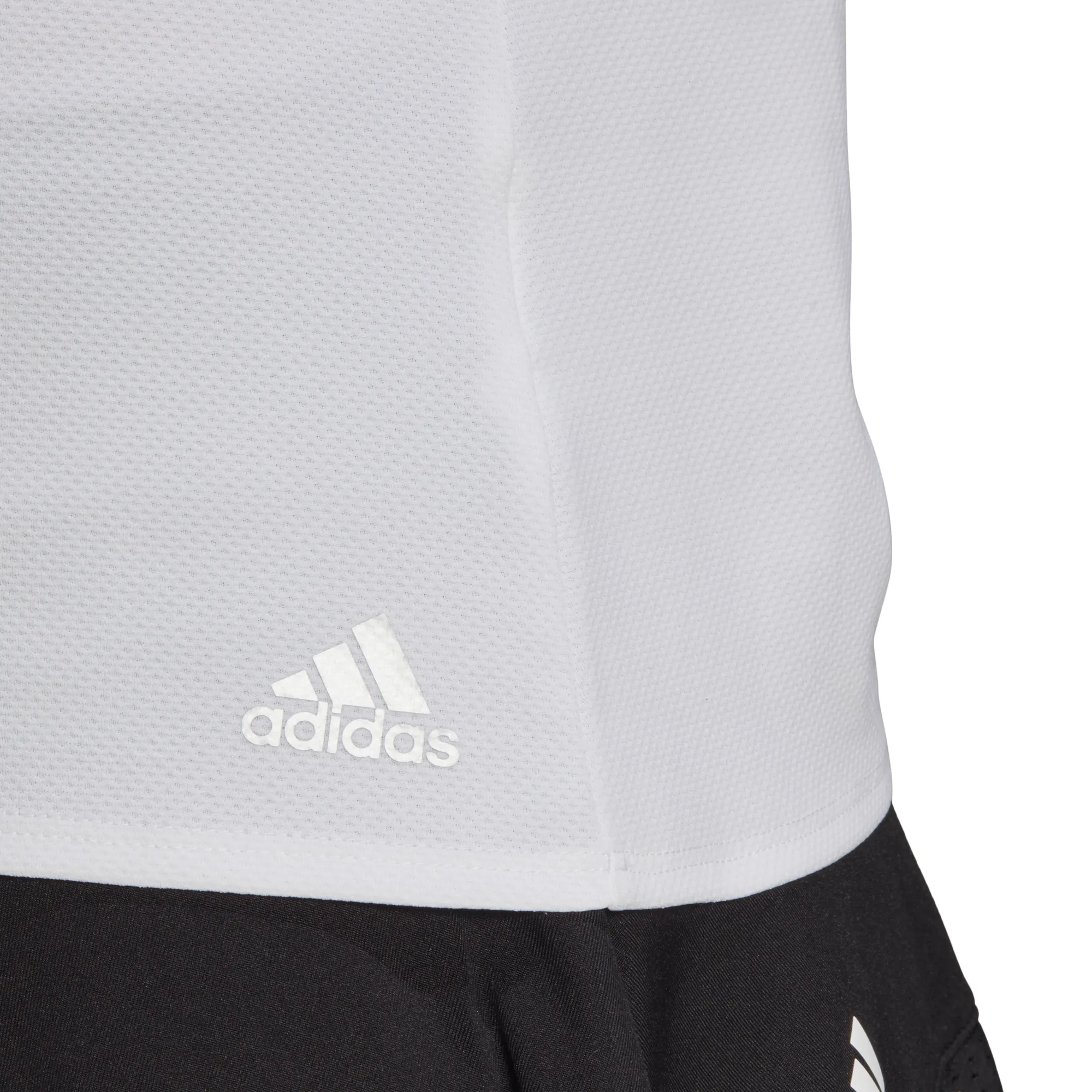 Adidas W Club 3 Stripes Polo - white/matte silver