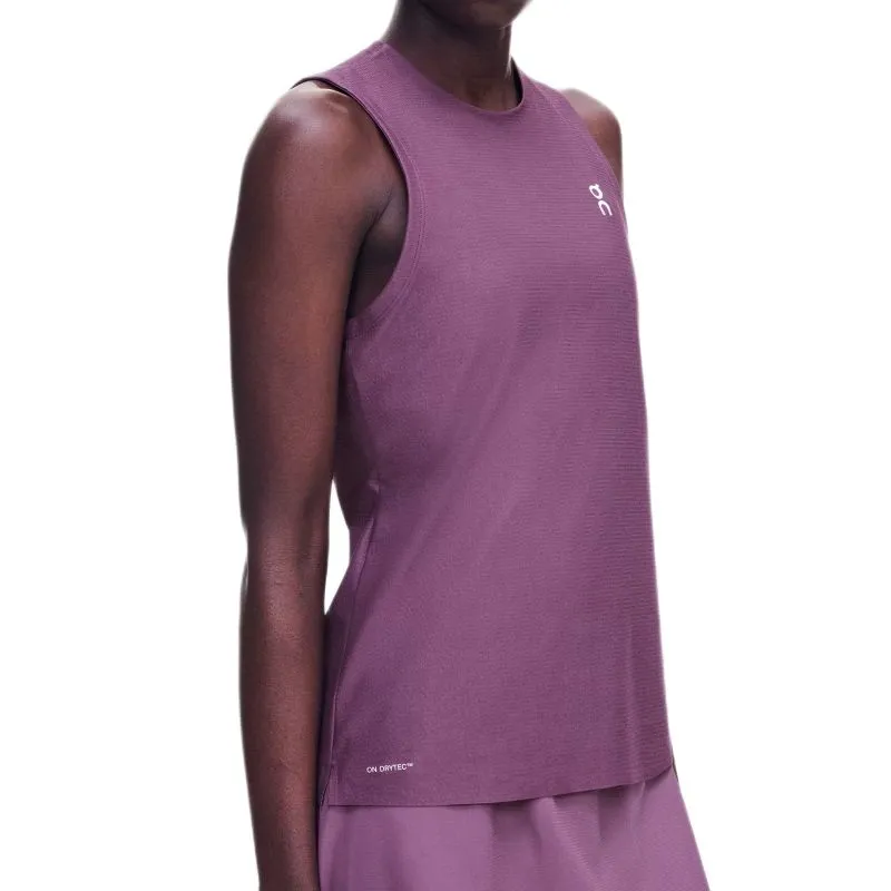 On Court Tank - cassis