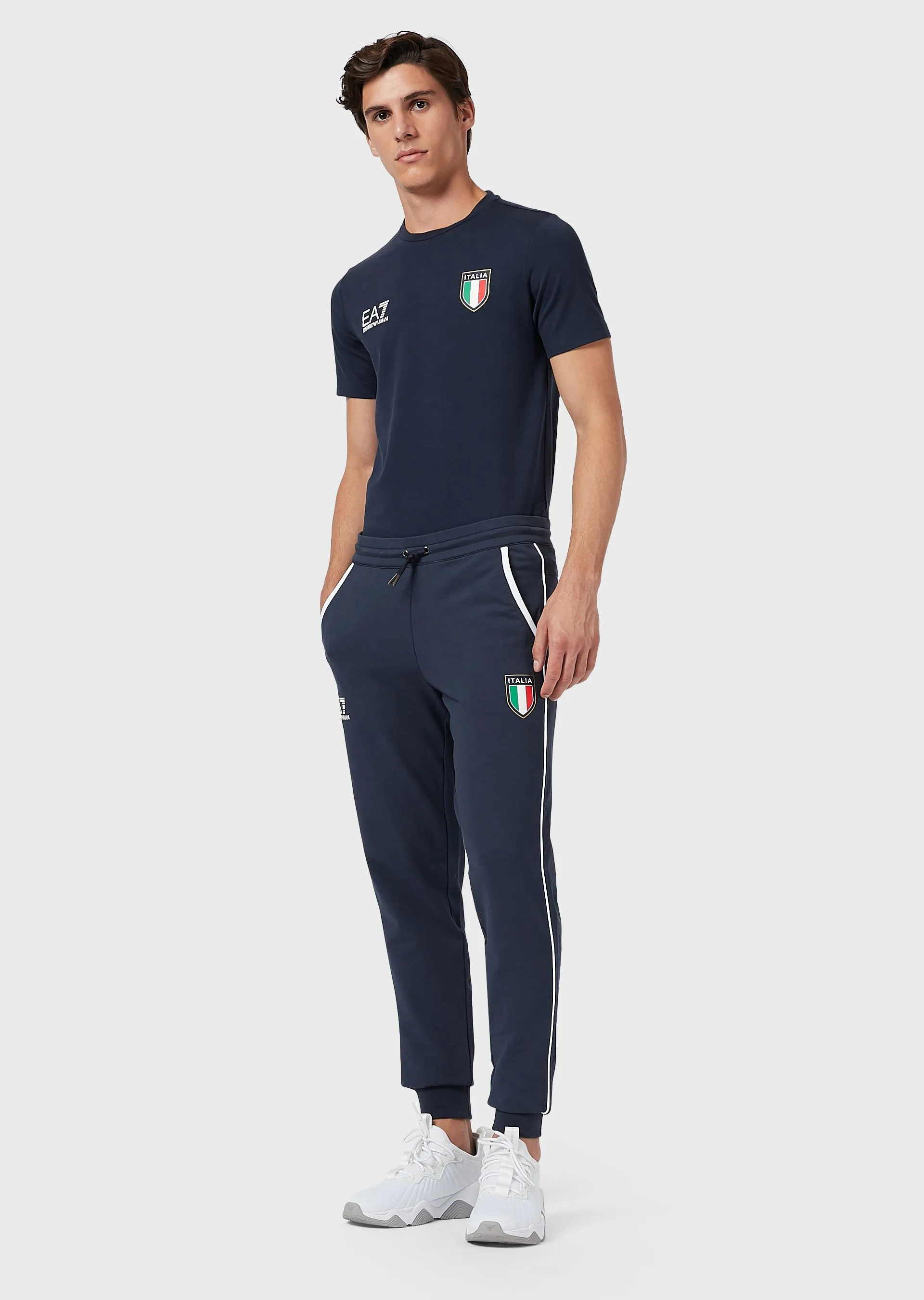 EA7 Man Jersey Trouser - navy blue