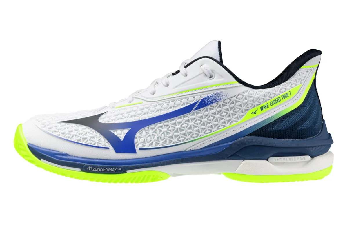 Mizuno Wave Exceed Tour 7 CC - white/dazzling blue/light yellow