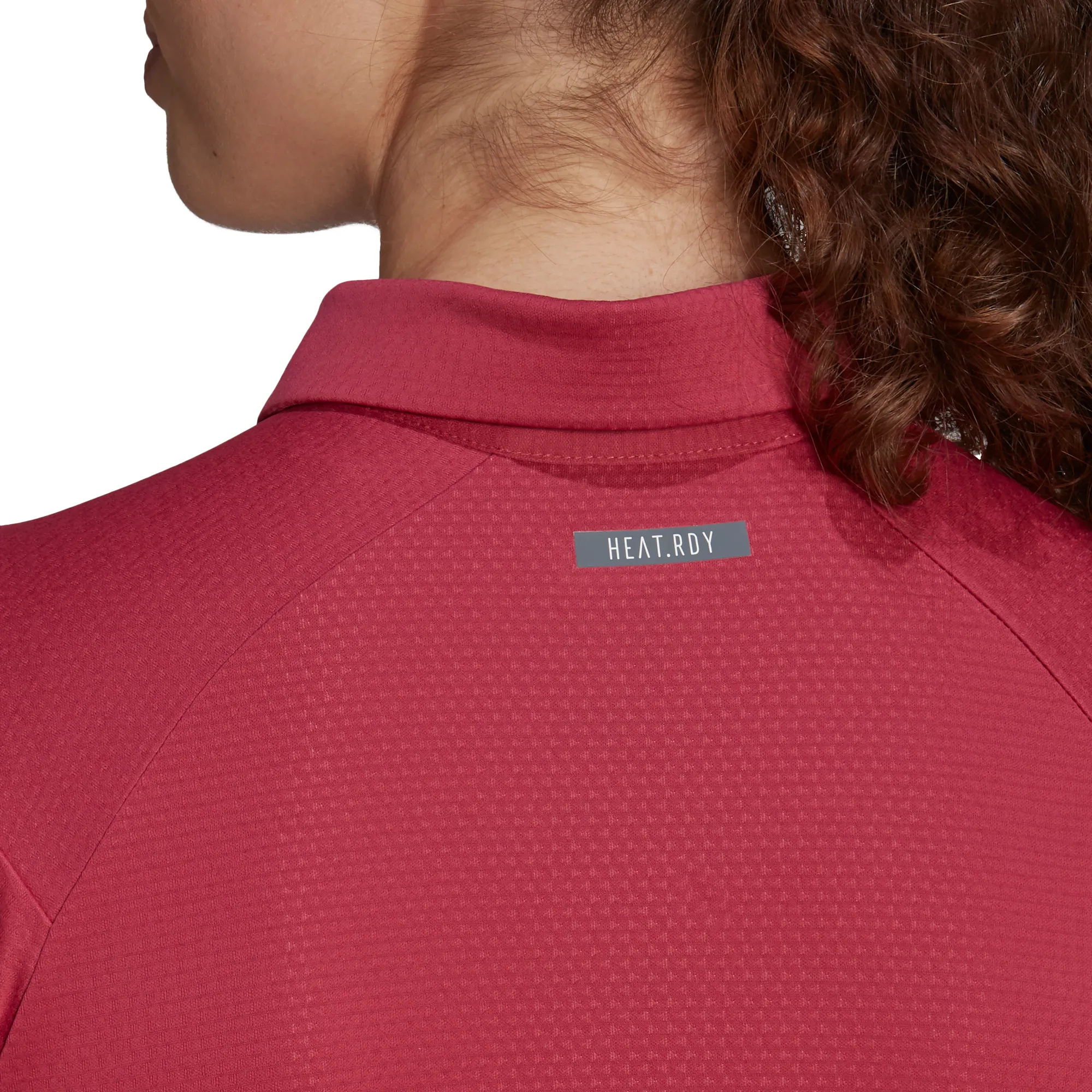 Adidas Heat Ready Polo W - wild pink/cream white