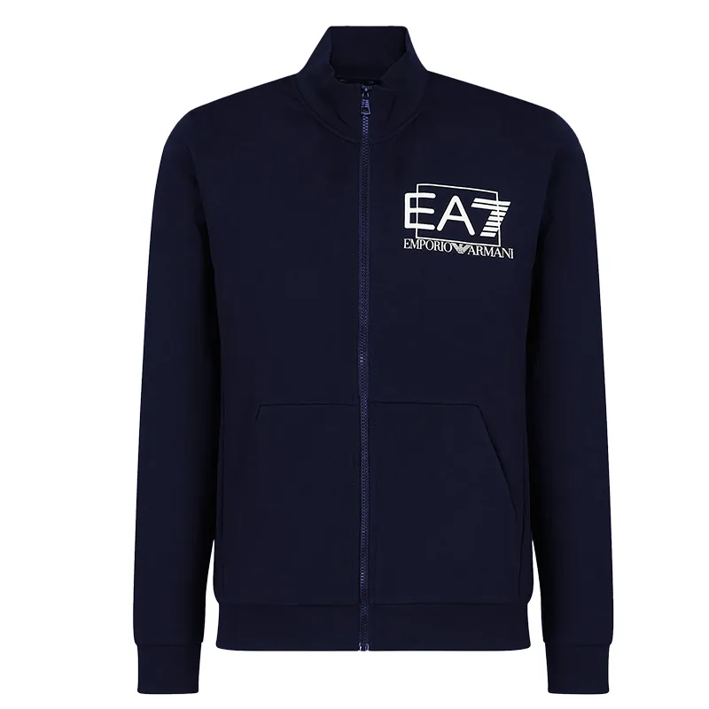 EA7 Man Jersey Sweatshirt SS23 - navy blue EA7 Man Jersey Sweatshirt SS23 - navy blue