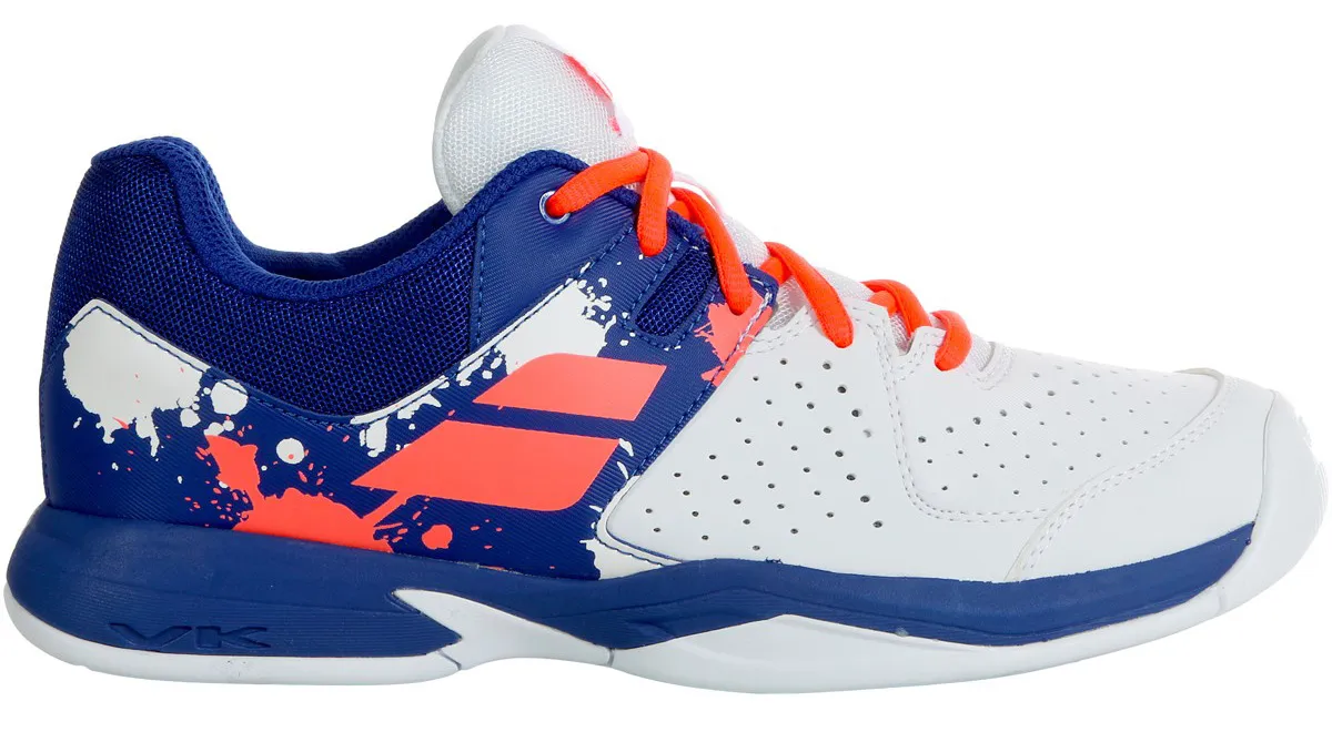 Babolat Pulsion All Court Junior - white/dazzling blue