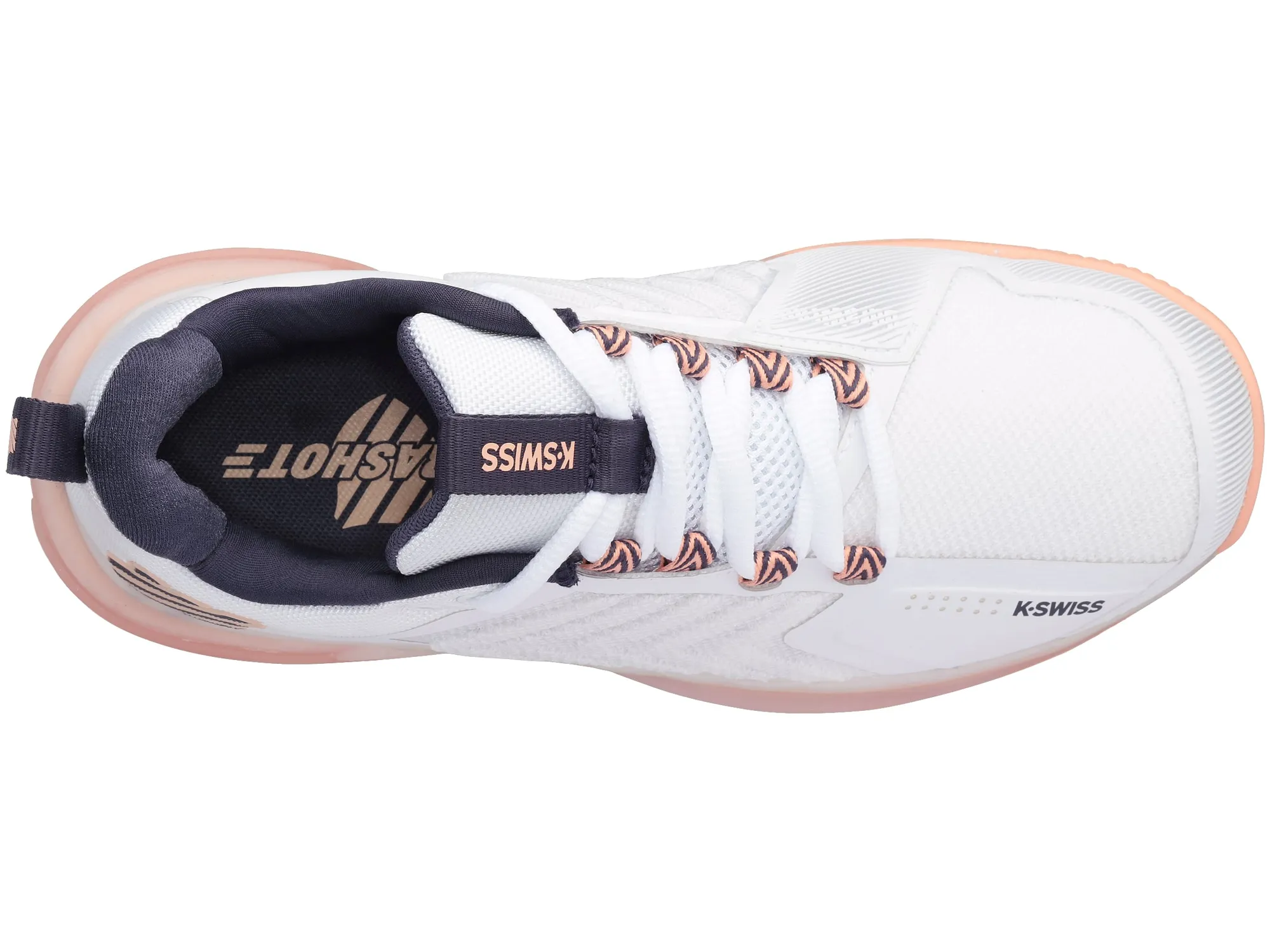 k-swiss-ultrashot-3-women-white-peach-nectar-graystone-4 K-Swiss Ultrashot 3 Women - white/peach nectar/graystone