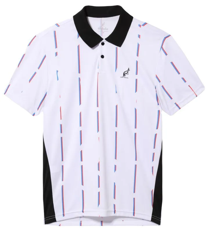 Australian Ace Polo Shirt With Stripes - bianco Australian Ace Polo Shirt With Stripes - bianco
