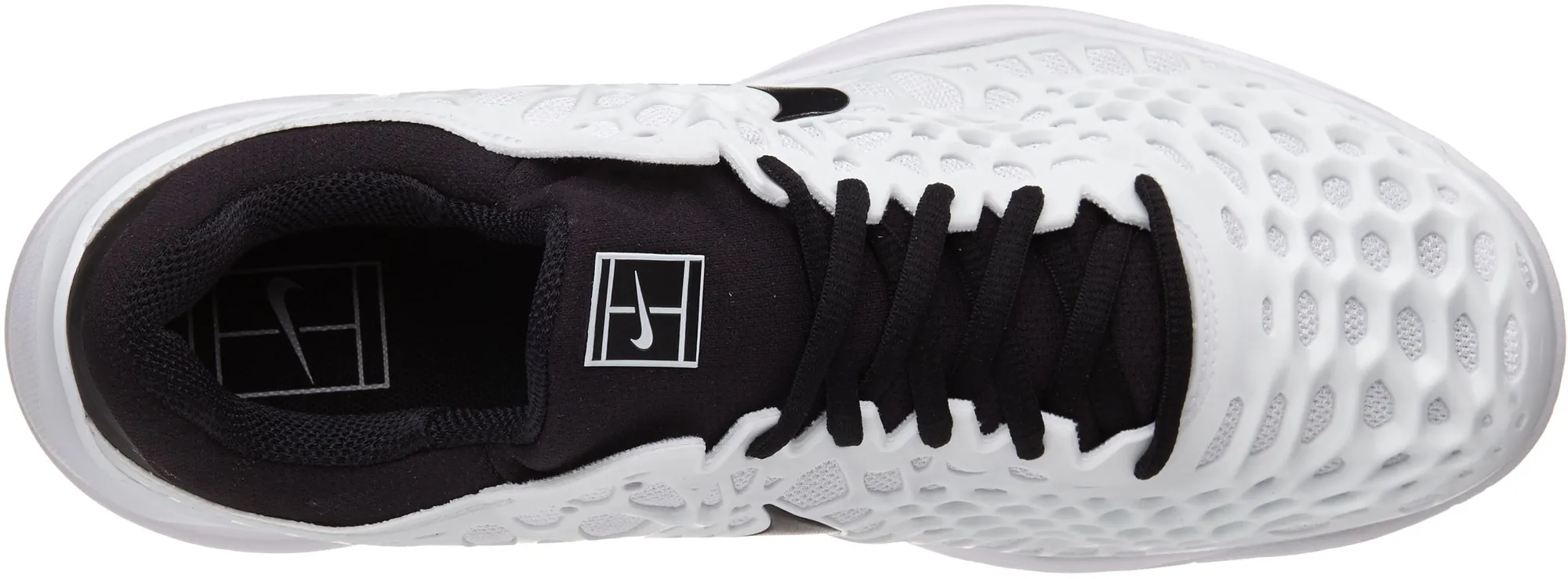 nike-air-zoom-cage-3-hc-white-black-4 Nike Air Zoom Cage 3 HC - white/black