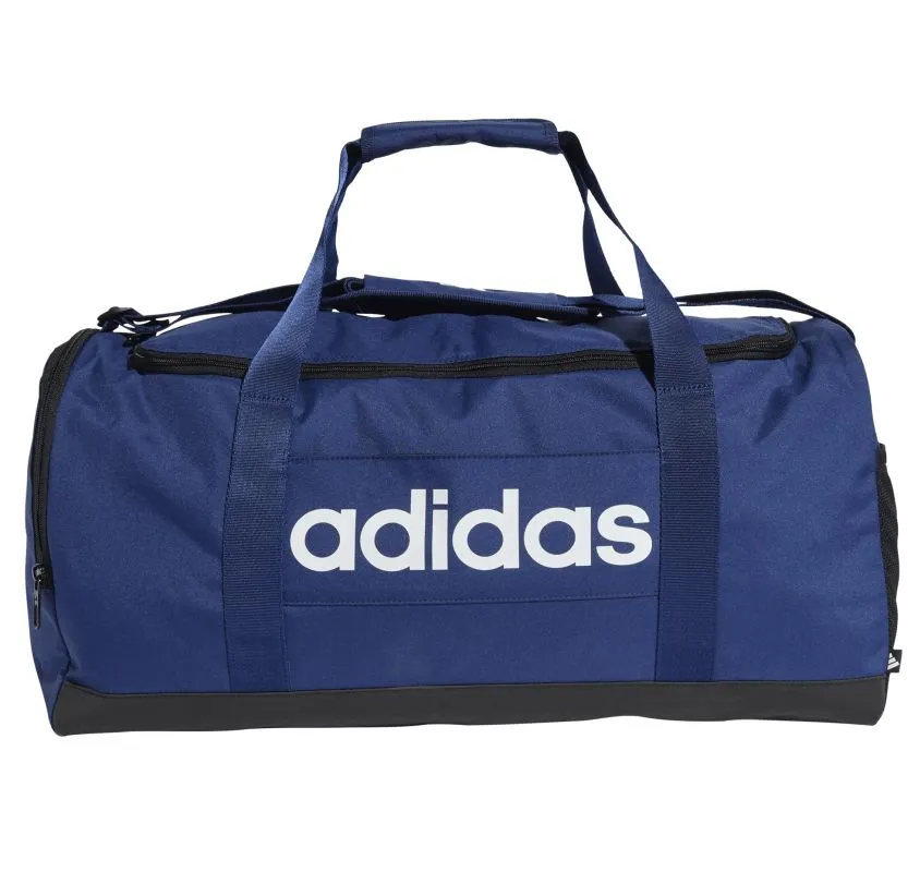 Adidas Linear Duffel Medium - dark blue/white Adidas Linear Duffel Medium - dark blue/white