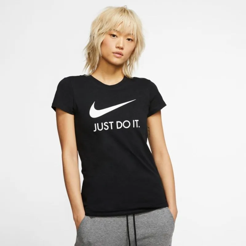 Nike Sportswear Tee Just Do It Slim W - black/white