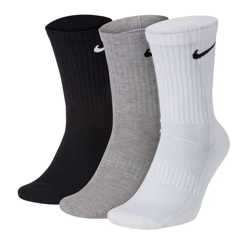 Nike Everyday Cotton Cushioned Crew - 3 par/multi-color