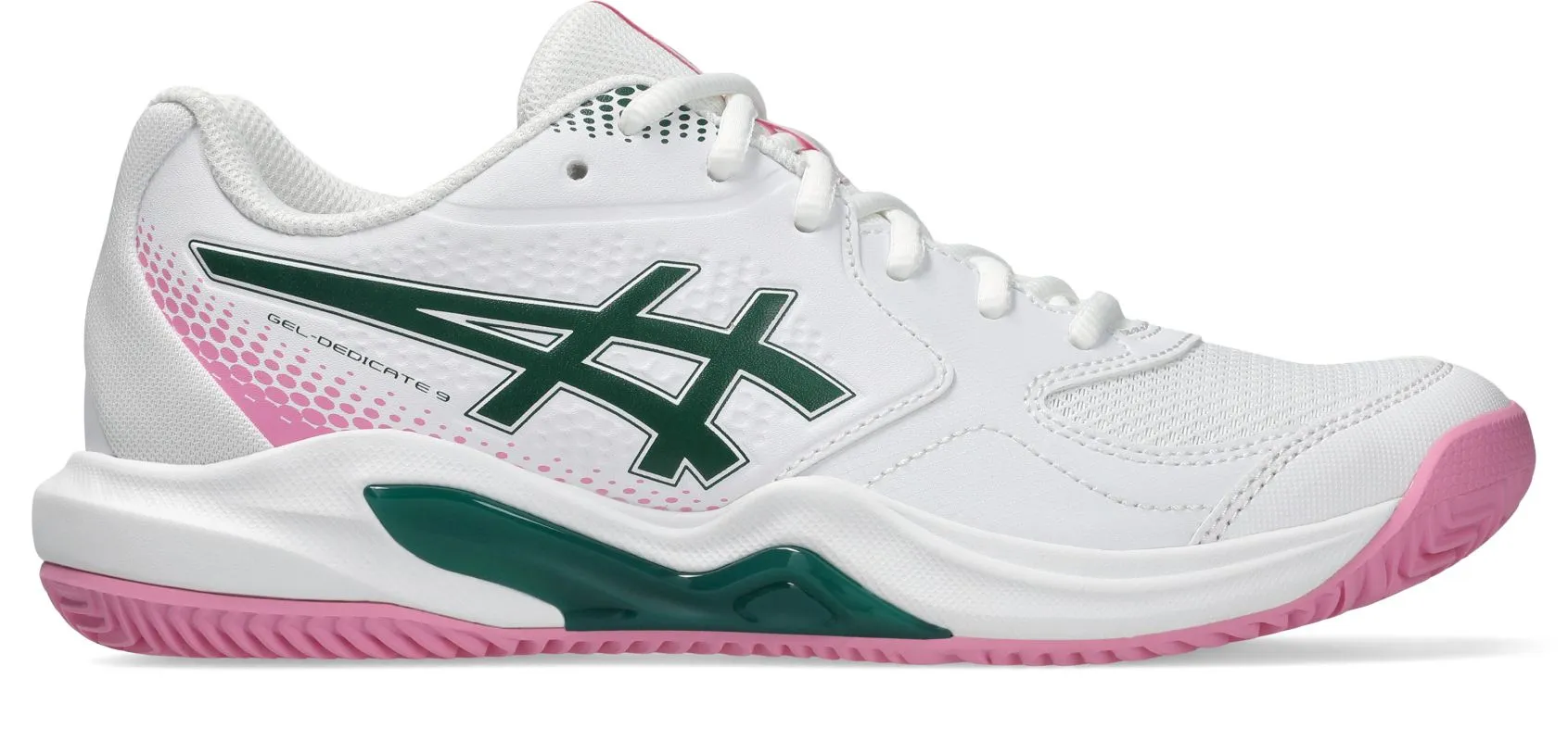 Asics Gel-Dedicate 9 Padel - white/jewel green