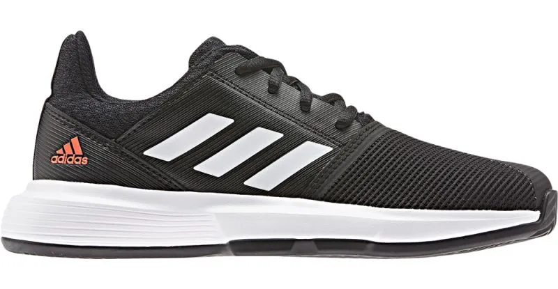 Adidas CourtJam xJ - core black/white/hi-res coral
