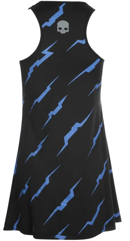 Hydrogen Thunder Dress Woman - black/bluette