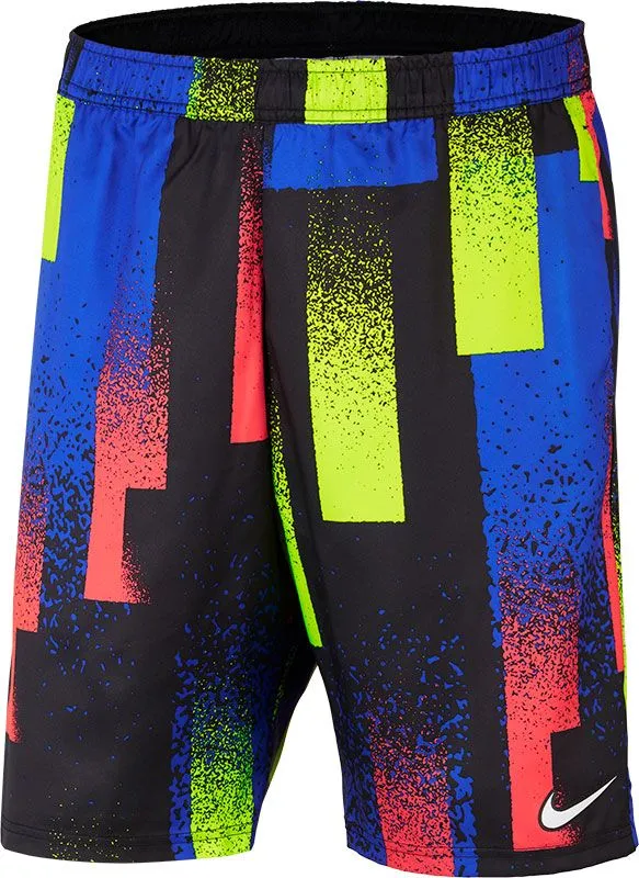 Nike Court Dry-Fit Short 9in Print - hyper royal/white