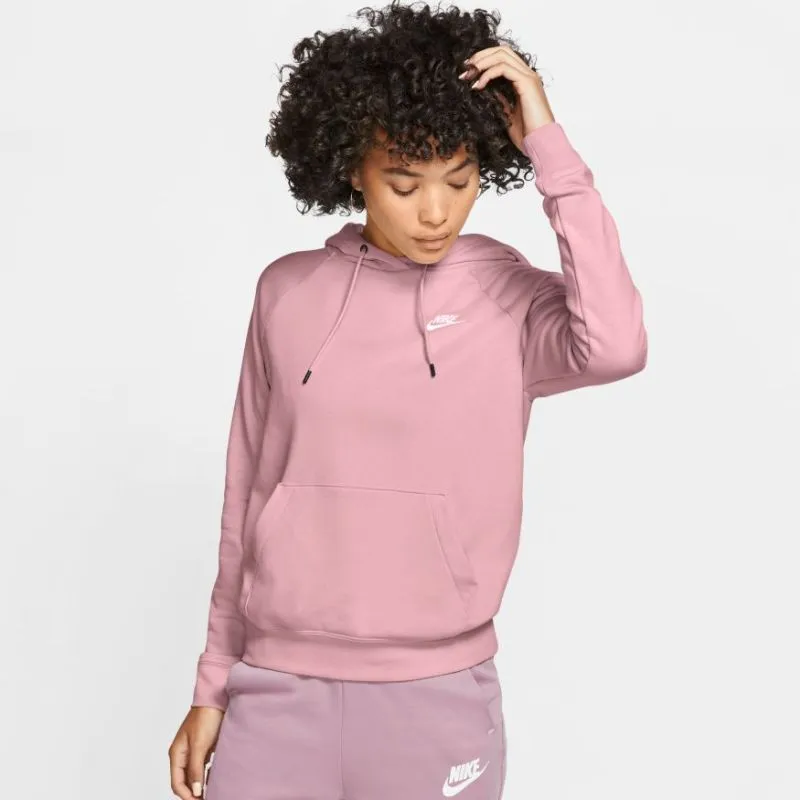 Nike Sportswear Essential Hoodie PO Fleece W - pink glaze/white