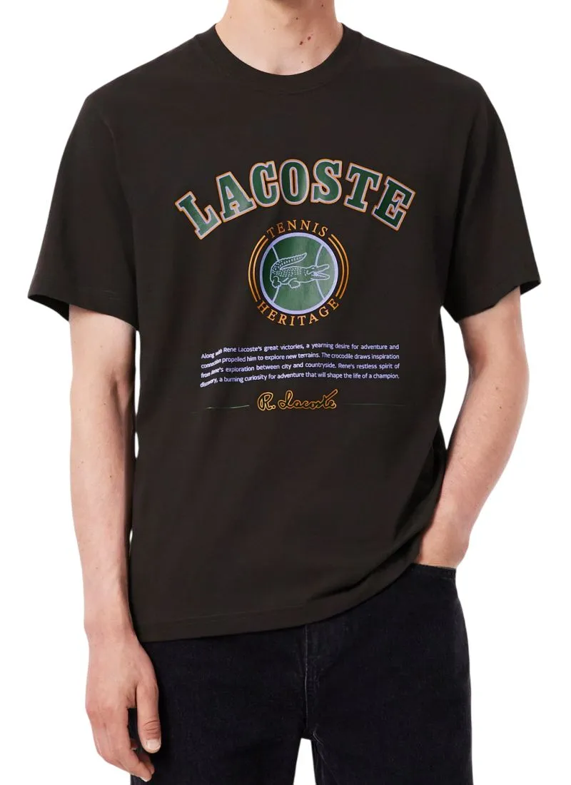 Lacoste Print Cotton - brown