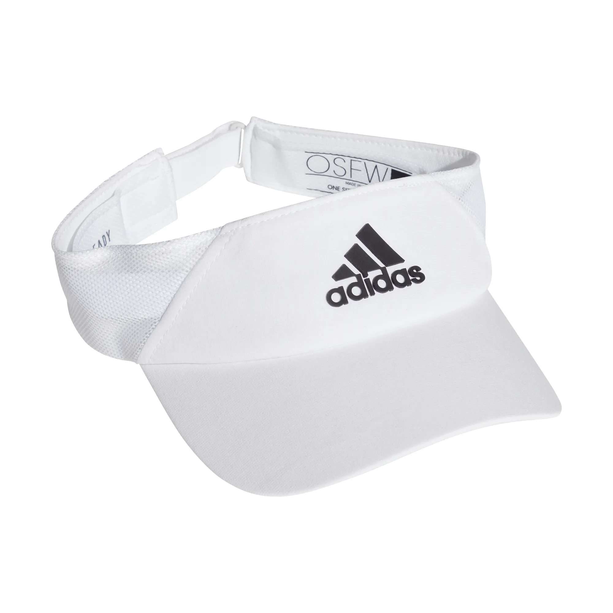 Adidas Aeroready Visor - white/white/black