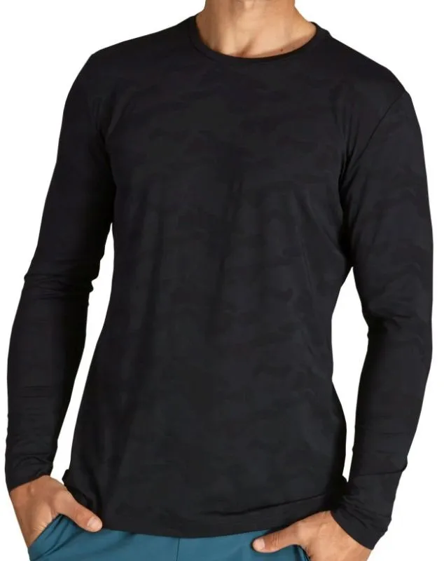 Björn Borg LS Tee STHLM M - black beauty