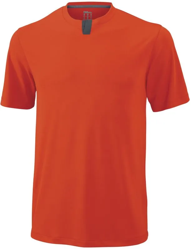 Wilson UV Henley - orange/ebony