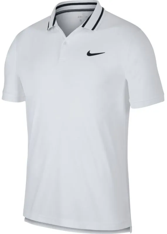 nike-court-dry-polo-pique-white-black-black-1 Nike Court Dry Polo Pique - white/black/black