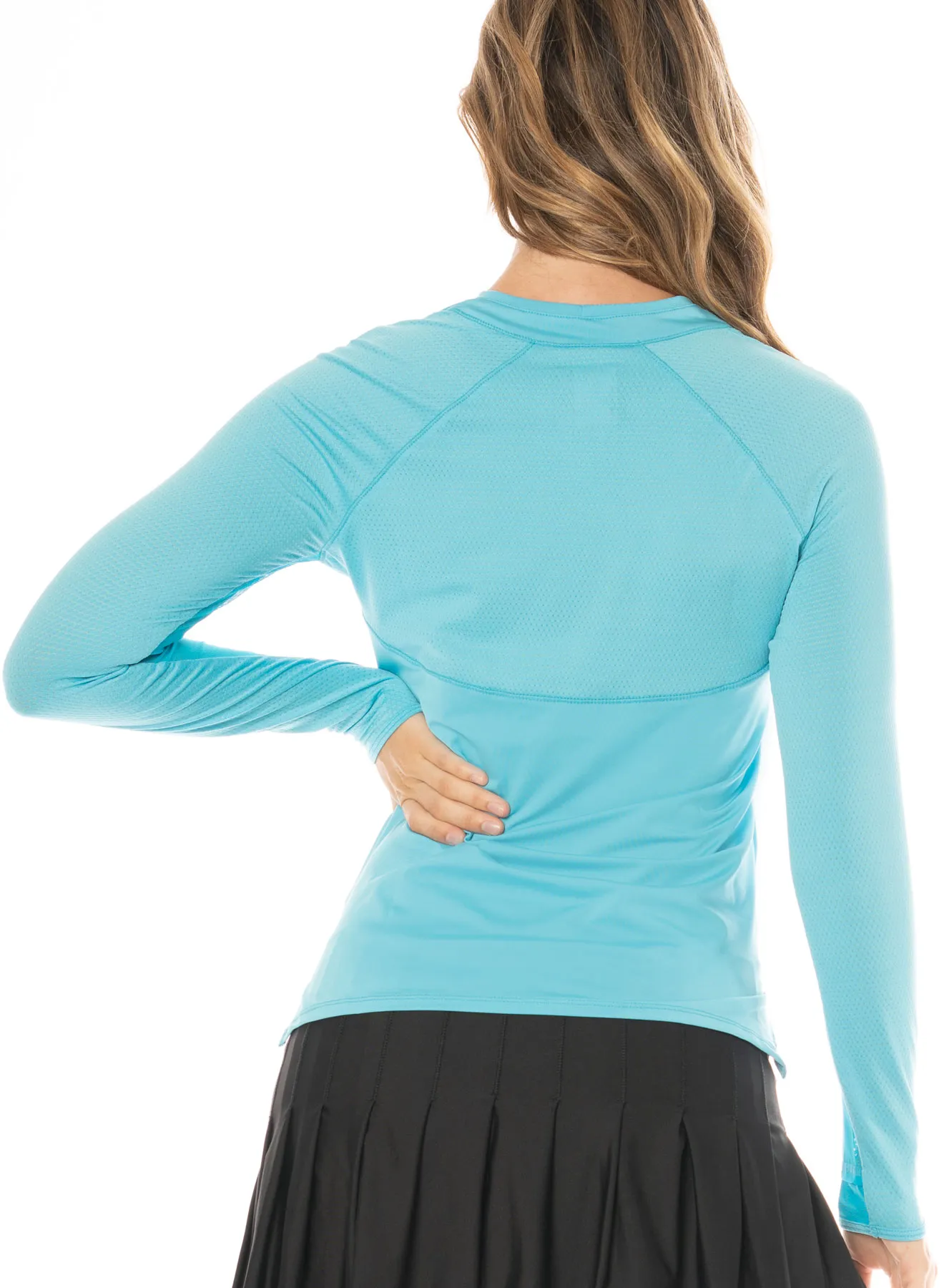 lucky-in-love-core-high-low-long-sleeve-women-ocean-3 Lucky in Love Core High-Low Long Sleeve Women - ocean