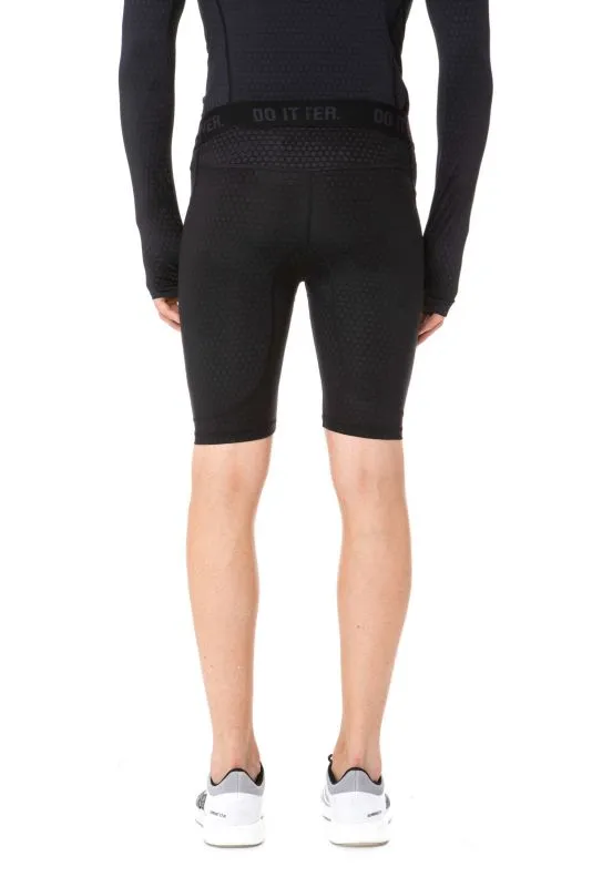 Hydrogen Printed Second Skin Shorts Man - black