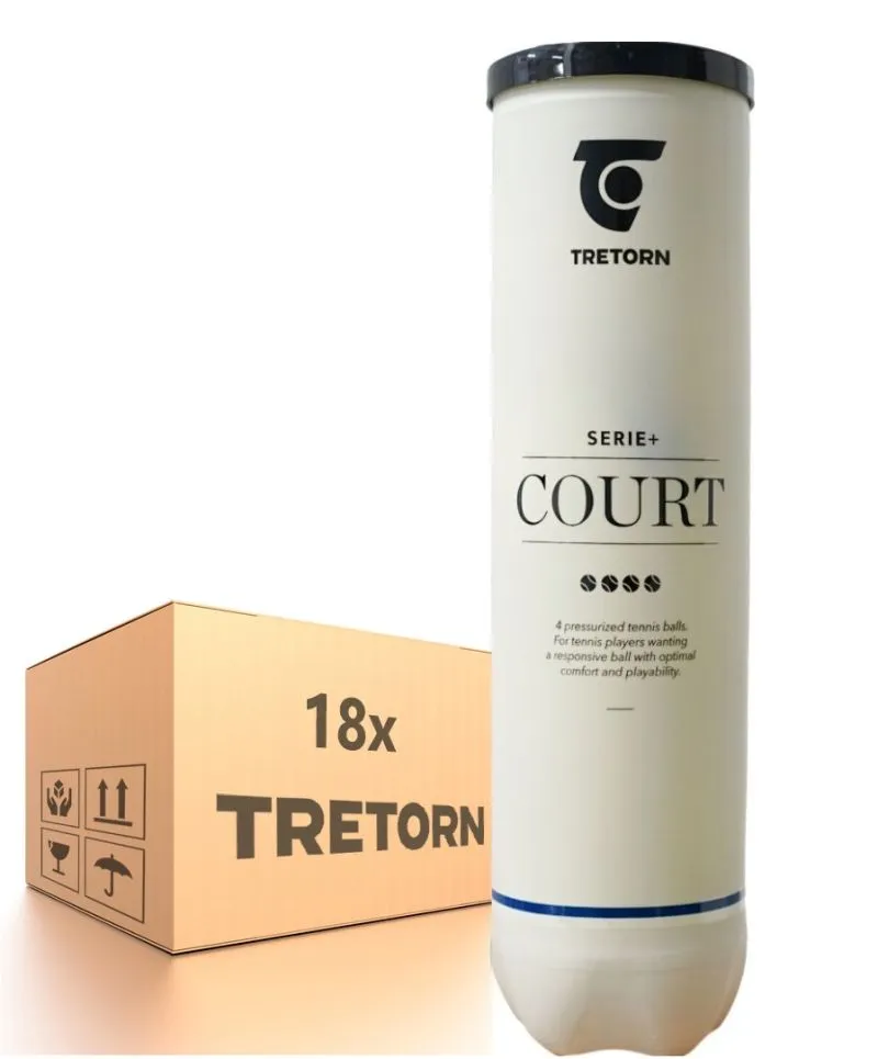TretornSerie-Courtkarton Tretorn Serie+ Court - 18 x 4B