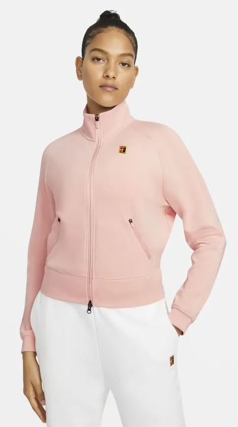 Nike Court Heritage Jacket FZ W - arctic orange/black