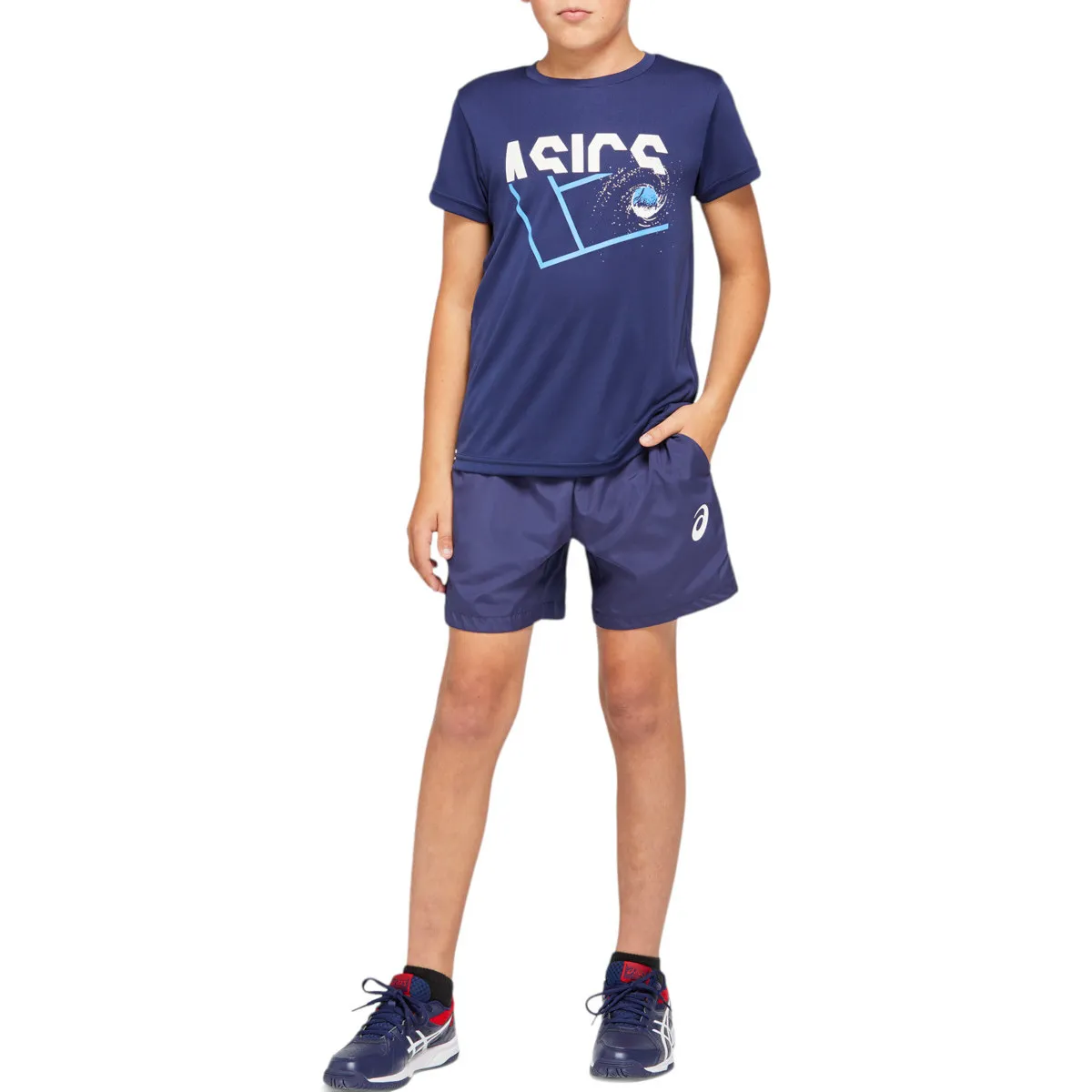 asics-tennis-b-kids-gpx-tee-peacoat-7 Asics Tennis B Kids GPX Tee - peacoat