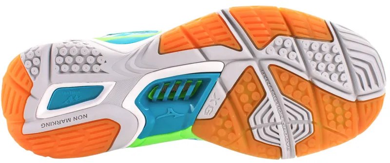 mizuno-wave-stealth-4-blue-lime-white-2 Mizuno Wave Stealth 4 - blue/lime/white