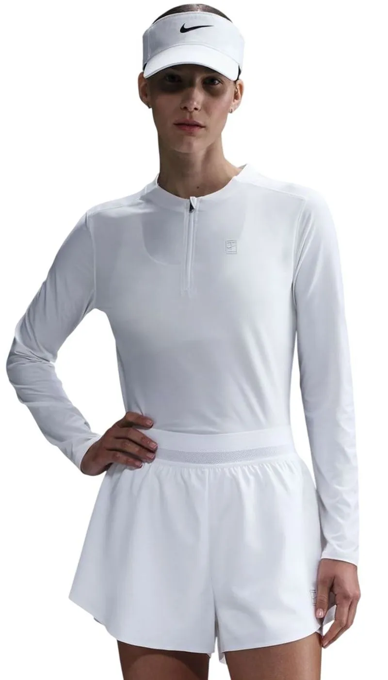AURORA_FZ6737-100_PHSFM001-2000 Nike Court Advantage Dri-Fit Mid-Layer Tennis