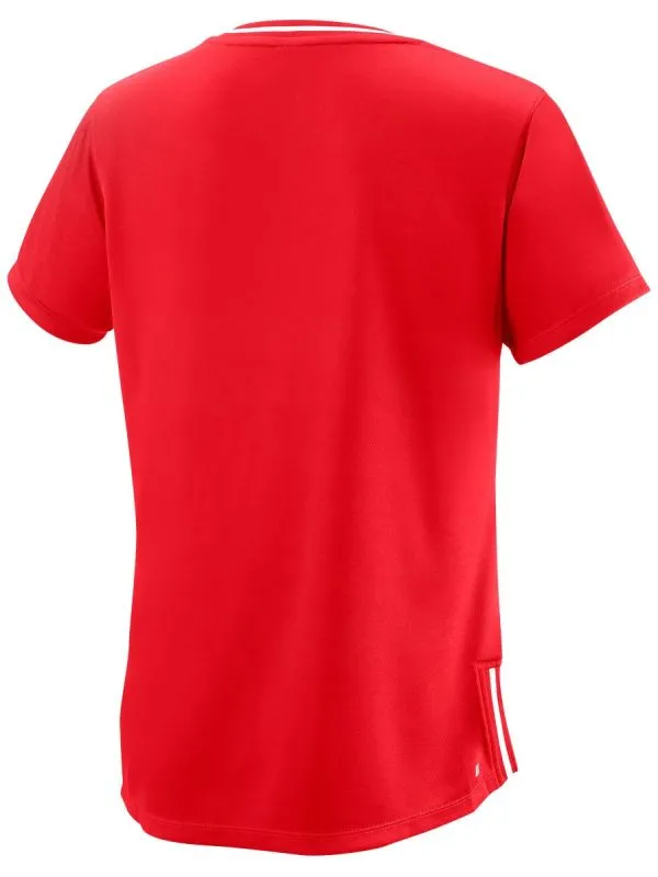 wilson-team-ii-v-neck-w-team-red-2 Wilson Team II V-Neck W - team red