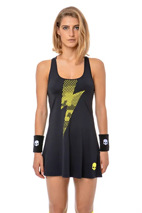 Hydrogen Tech Thunderbolt Dress - black/yellow fluo Hydrogen Tech Thunderbolt Dress - black/yellow fluo