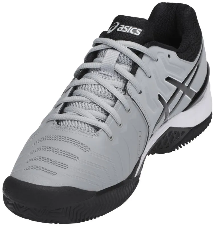 asics-gel-resolution-7-clay-mid-grey-black-white-4 Asics Gel-Resolution 7 Clay - mid grey/black/white