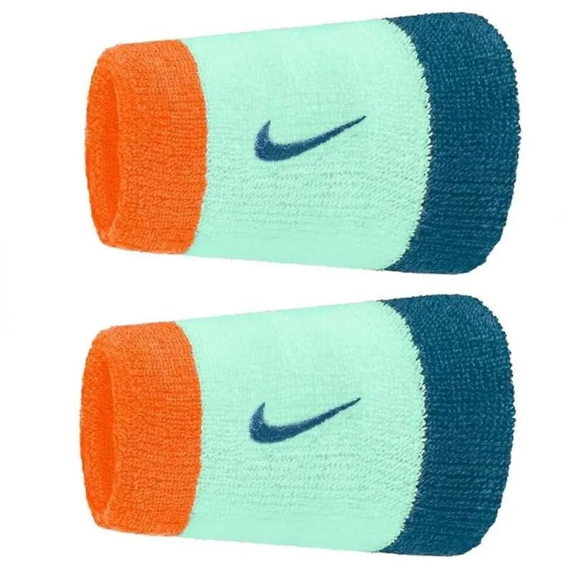 Nike Swoosh Double Wide 2P - orange/mint/teal