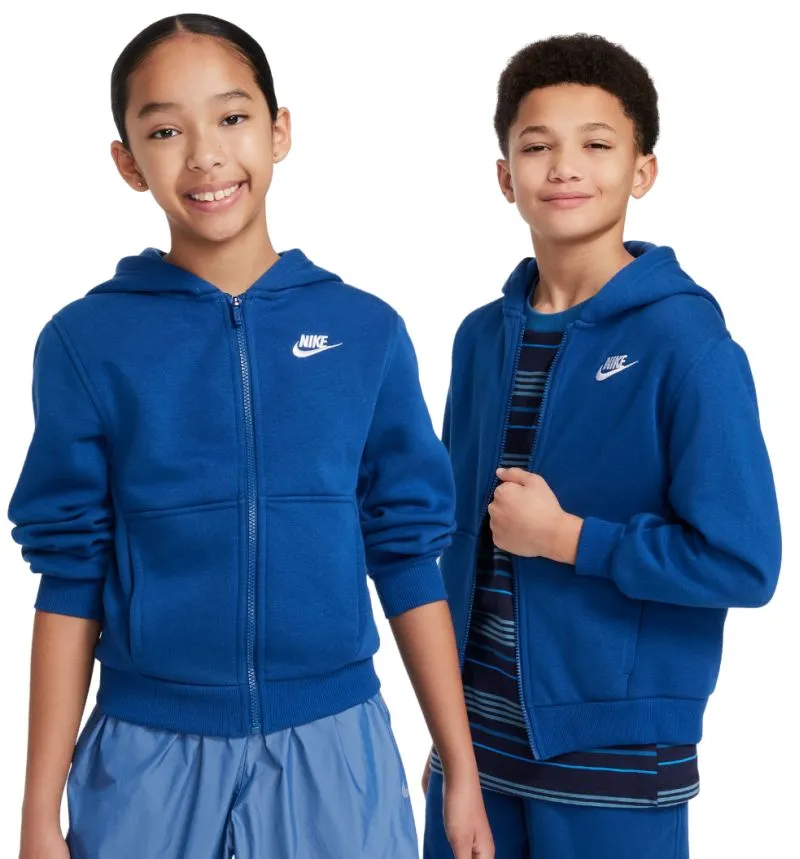 AURORA_FD3004-476_PHCFM001-2000-PhotoRoom-png-PhotoRoom Nike Kids Club Fleece Full-Zip - court blue/white