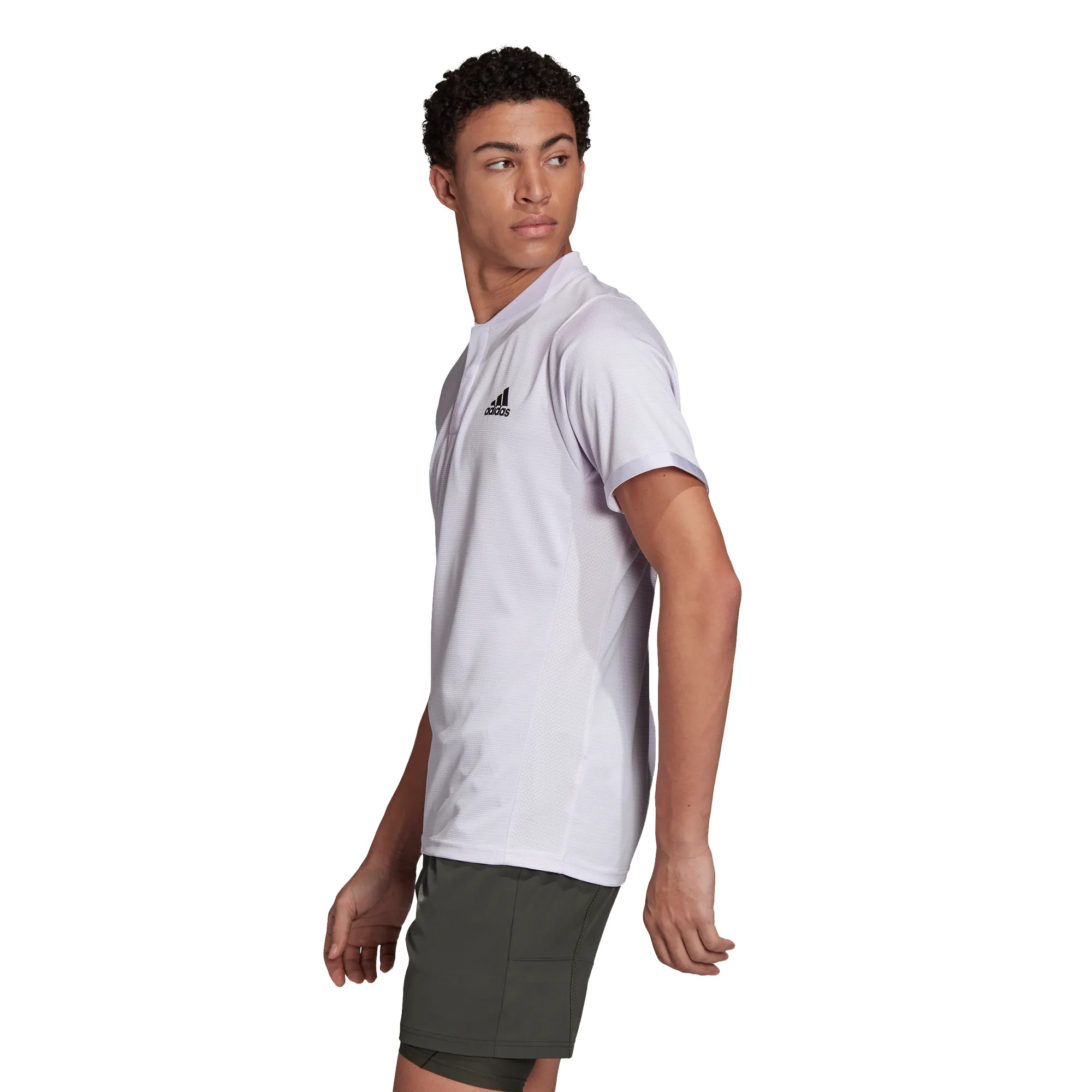 Adidas Freelift Polo Heat Ready - purple tint/legend earth