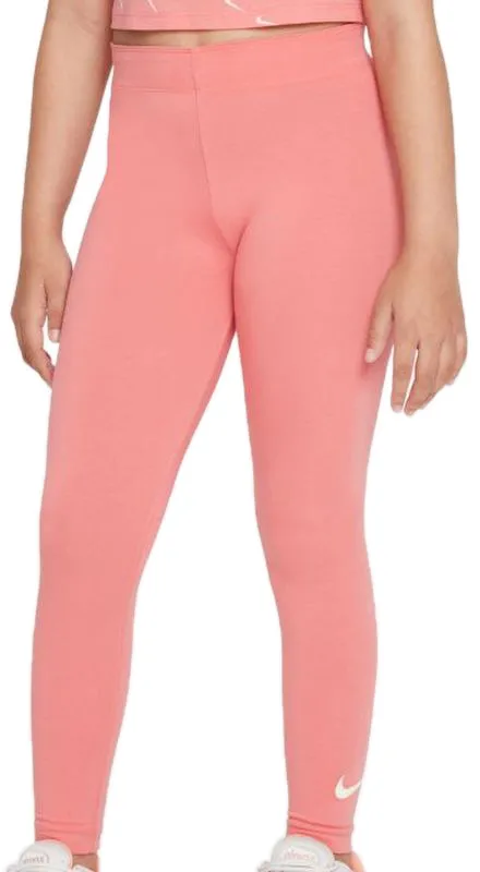 Nike Girls Sportswear Favorites Swoosh Leggings - pink salt/cashmere Nike Girls Sportswear Favorites Swoosh Leggings - pink salt/cashmere
