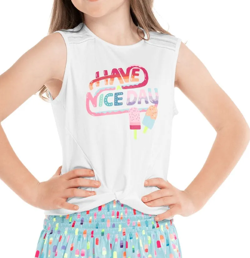 Girls' T-shirt Lucky in Love Novelty Print Have An Ice Day Tank - multicolor - Multicolor
