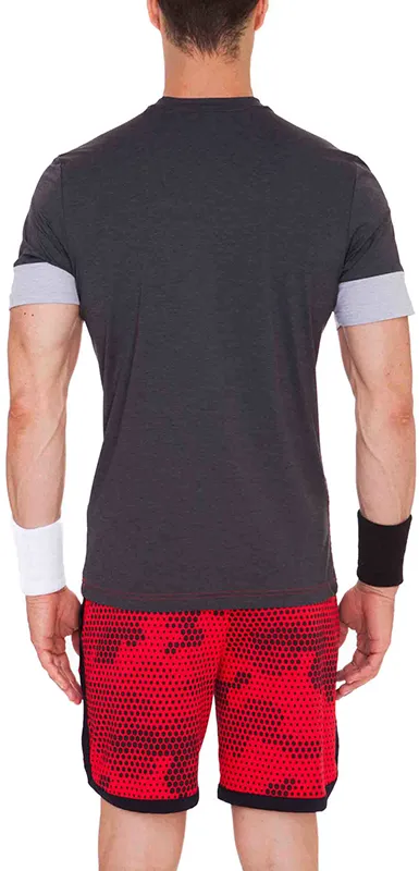 Hydrogen Tech Camo T-Shirt - red camouflage/black