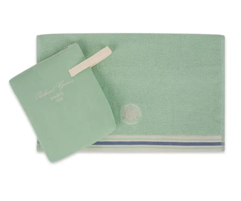 Roland Garros Sporty Chic Towel Kit - green