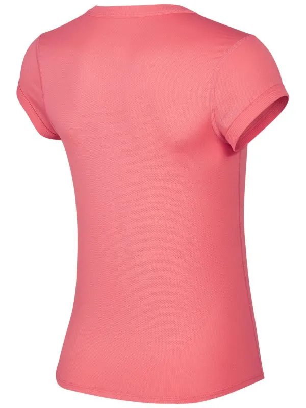 Nike Court Dry Top SS W - sunblush/white