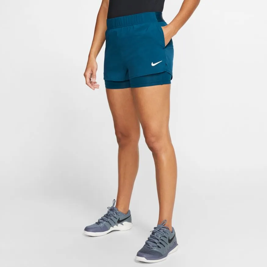 Nike Court Flex Short - valerian blue/white