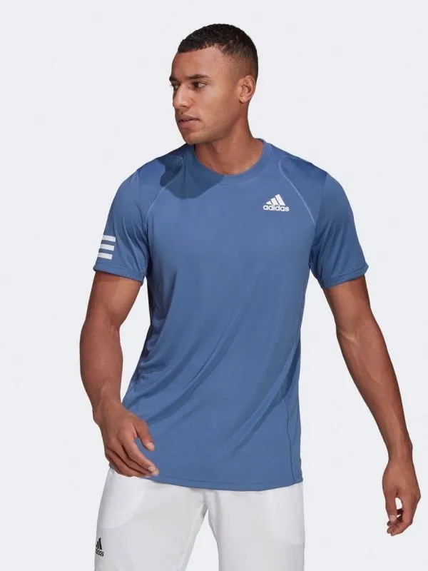 adidas-club-3-stripes-tee-m-crew-blue-white-2 Adidas Club 3-Stripes Tee M - crew blue/white