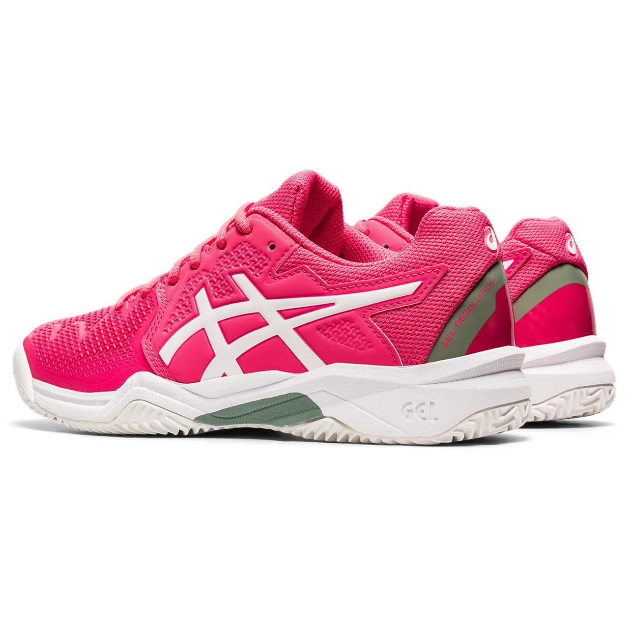 Asics Gel-Resolution 8 Clay GS - pink cameo/white