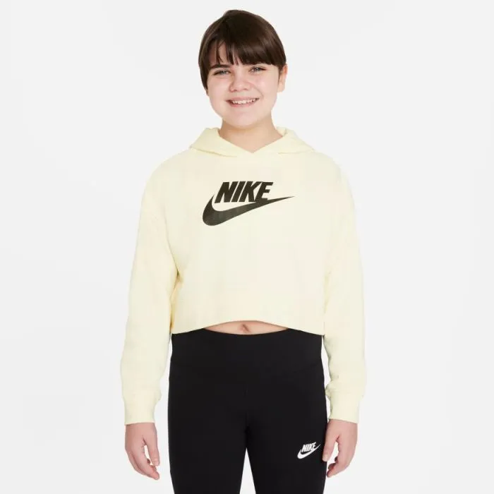 Nike Sportswear FT Crop Hoodie G - coconut milk/white