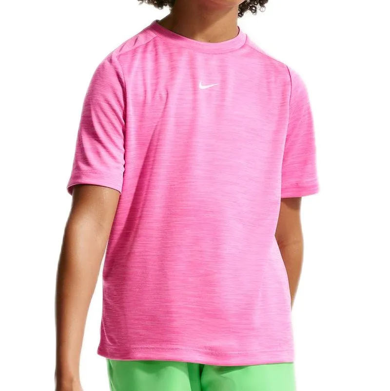 Nike Boys Multi Dri-FIT Short-Sleeve - playful pink/pink risewhite Nike Boys Multi Dri-FIT Short-Sleeve - playful pink/pink risewhite