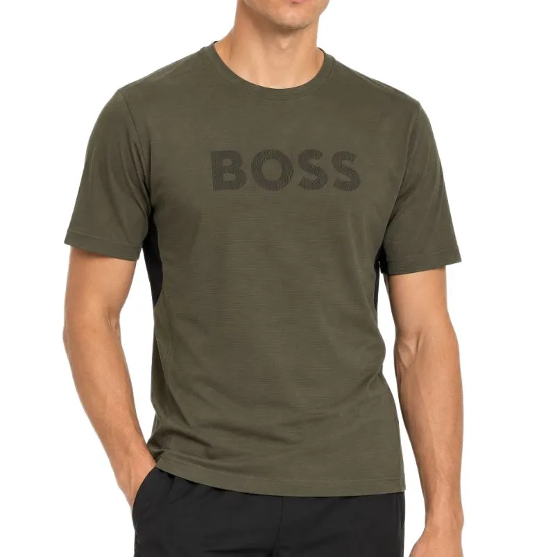 BOSS Slim Fit Active Logo - open green