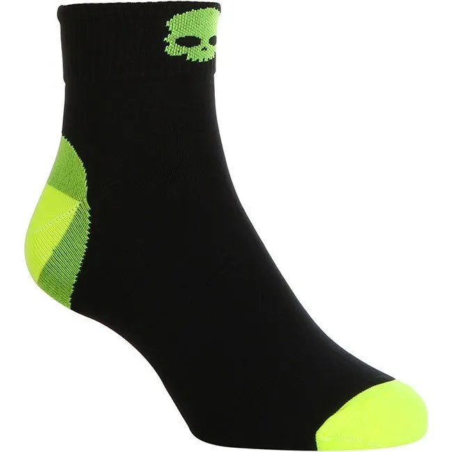 Hydrogen Box Performance Short Socks - 2 pary/black/yellow fluo
